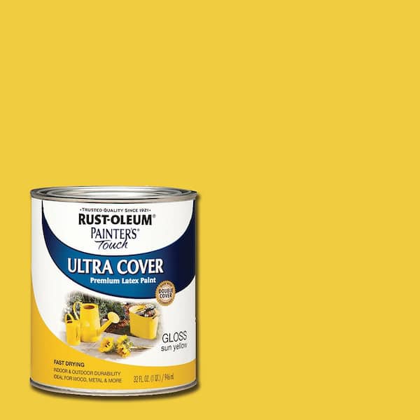 Rust-Oleum Painter's Touch 32 oz. Ultra Cover Gloss Sun Yellow General Purpose Paint