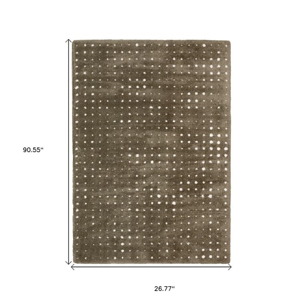 2 X 8 Gold Medallion Washable Area Rug Runner Rug