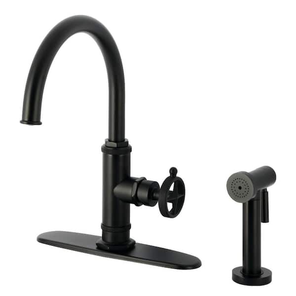 American Standard Colony Pro Einhand-Küchenarmatur – Poliertes Chrom, Schwenkbarer Auslauf, 1,5 GPM
