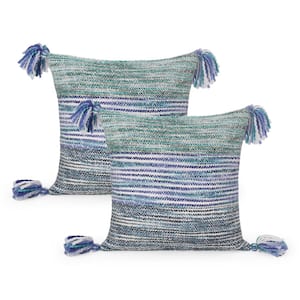 Arnhem Boho Multicolor Woven 18 in. x 18 in. Throw Pillow (Set of 2)