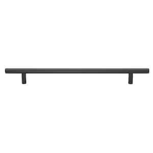 9 in. Matte Black Solid Cabinet Handle Drawer Bar Pulls (10-Pack)