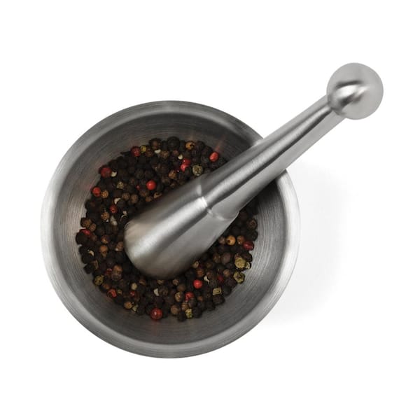 4.7 in. x 3.3 in. Stainless Steel Mortar and Pestle 4.7 in. x 3.3 in. Stainless Steel Mortar and Pestle