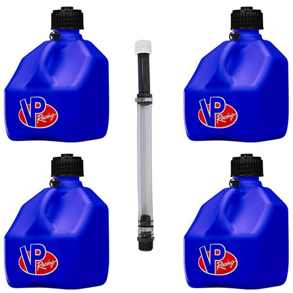 Unbranded 3 Gal. Racing Utility Jug (4-Pack) with 14 in. Hose Kit