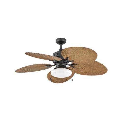 Tropic Air 52 in. Indoor/Outdoor Matte Black Ceiling Fan Pull Chain Ceiling Fans