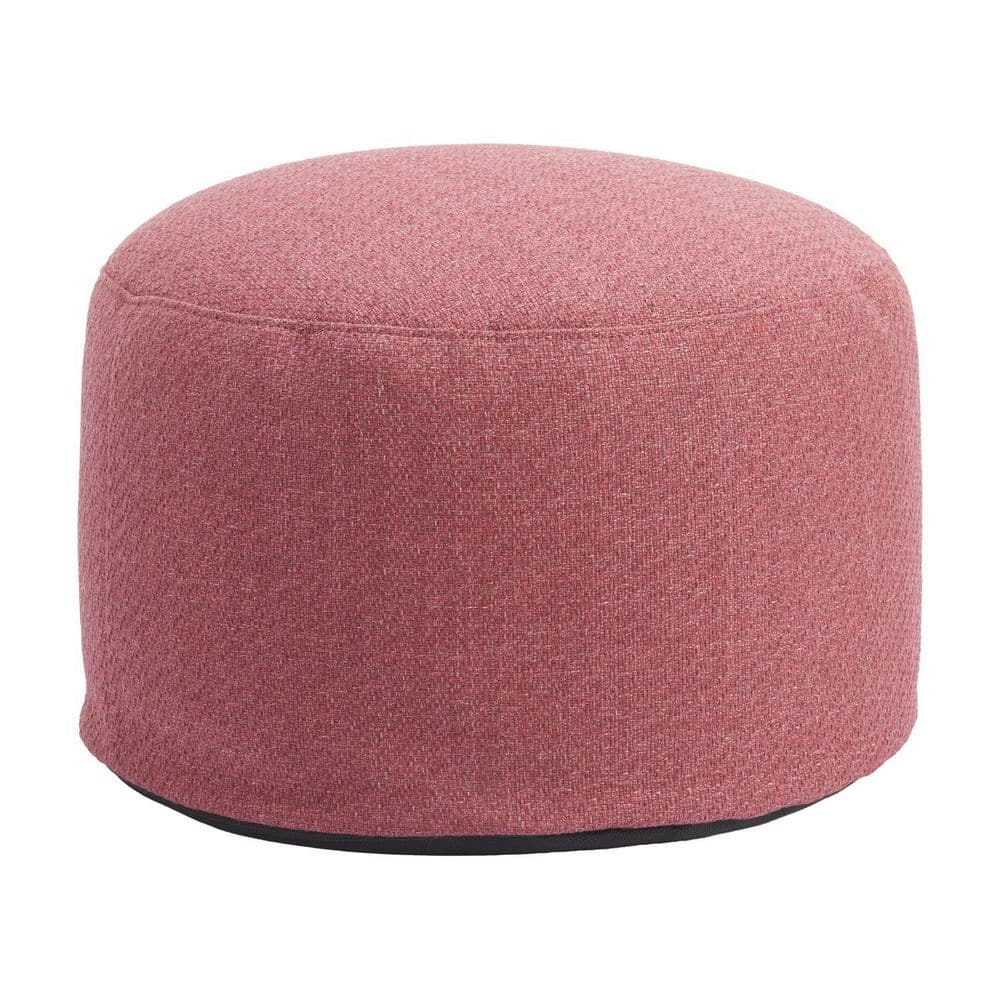 Red Polyester Round Accent 13.8 in. H Ottoman price history on PriceWatchPro