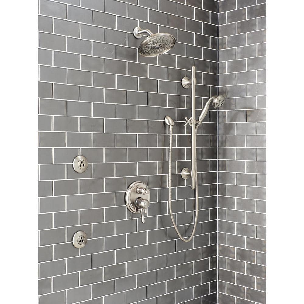 Stainless Steel Wall-Mounted Lever Shower Trim