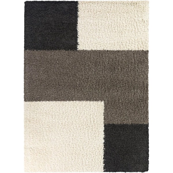 Unbranded Roger Cream 5 ft. 3 in. x 7 ft. Geometric Area Rug