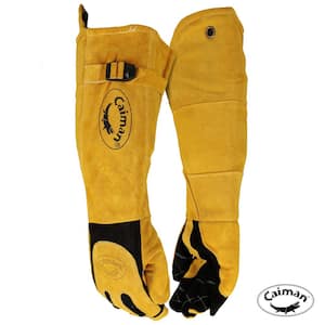 X-Large Premium Split Deerskin MIG/Stick Welder's Glove with Fleece/Foam Insulation-21 in. Length
