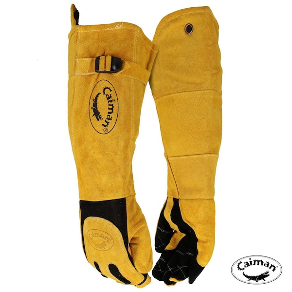 X-Large Premium Split Deerskin MIG/Stick Welder's Glove with Fleece/Foam Insulation-21 in. Length