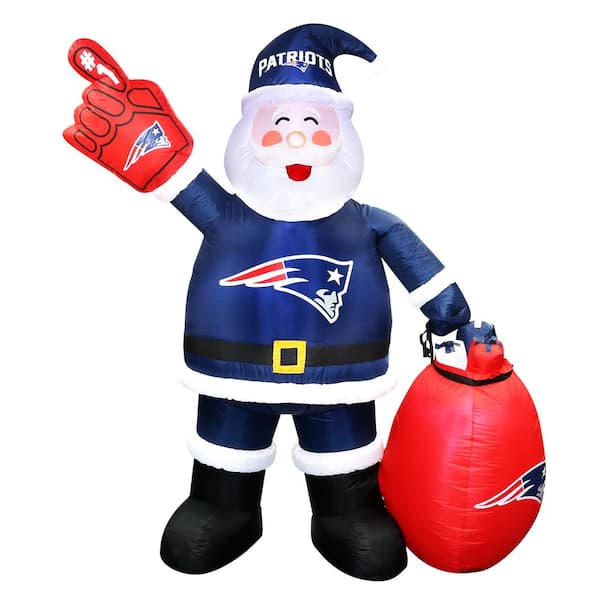 logobrands 7 ft. New England Patriots Santa Inflatable 620292 - The ...