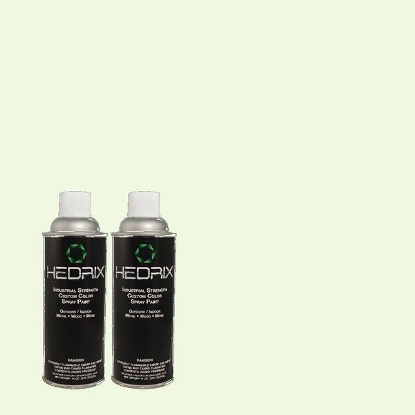 Hedrix 11 oz. Match of 430A-1 Mint Hint Flat Custom Spray Paint (2-Pack)