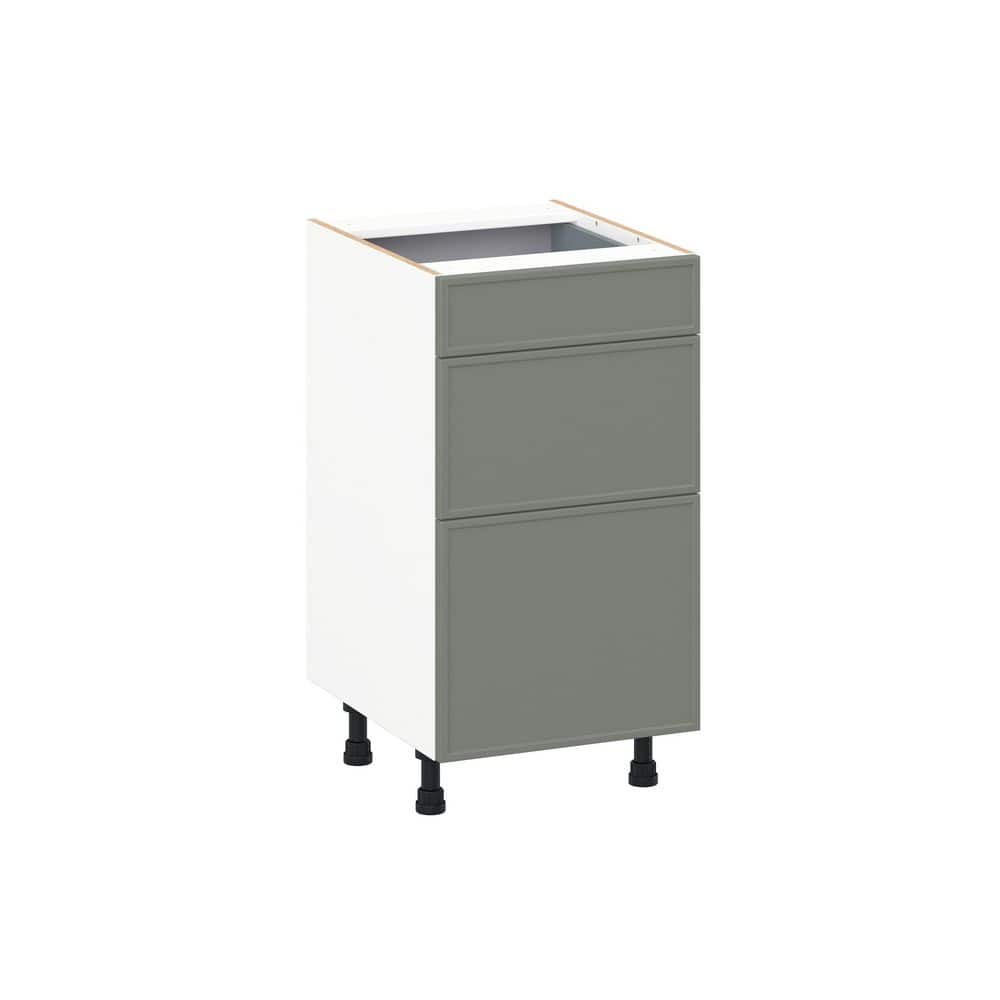 Fairview 18 in. W x 21 in. D x 34.5 in. H Assembled Slim Shaker Bath Drawer Base Kitchen Cabinet in Moss Green price history on PriceWatchPro