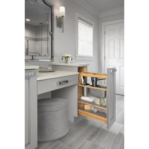 Cabinet Pullout Grooming Organizer for Bathroom/Vanity: Shelves
