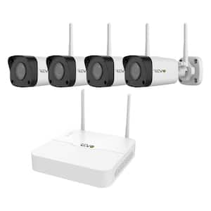 ULTRA Wireless 8-Channel Smart 1TB NVR Surveillance System with 4 Full-HD 1080p Wireless Indoor/Outdoor Bullet Cameras