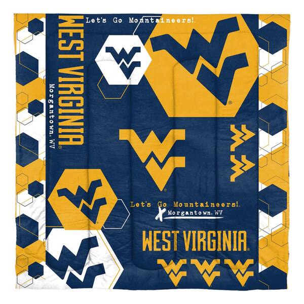Unbranded West Virginia Hexagon 3-Piece Full/Queen Size Multi Colored Comforter Set