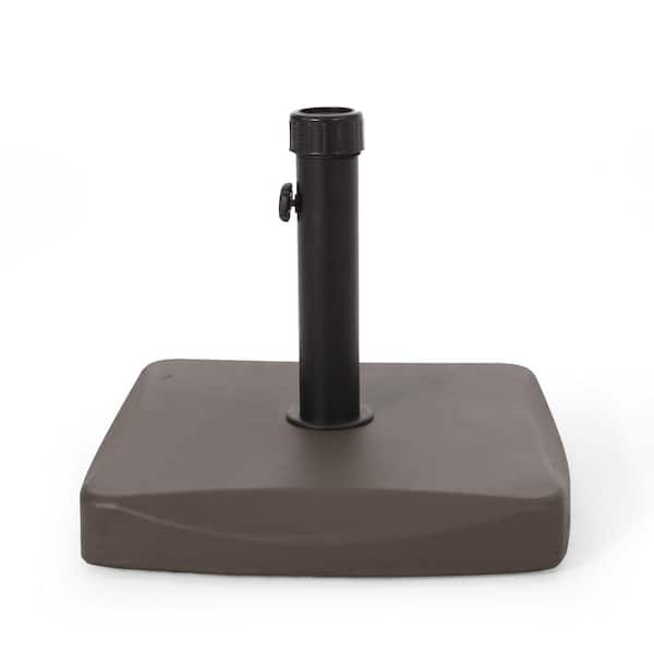 Unbranded Outdoor Novalty Shape Patio Umbrella Base in Brown Market Heavy-Duty Umbrella Stand Base for Patio Outdoor Deck Garden