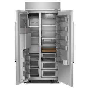 36 in. 20.8 cu. ft. Countertop Depth Side-by-Side Refrigerator in Stainless Steel with PrintShield Finish