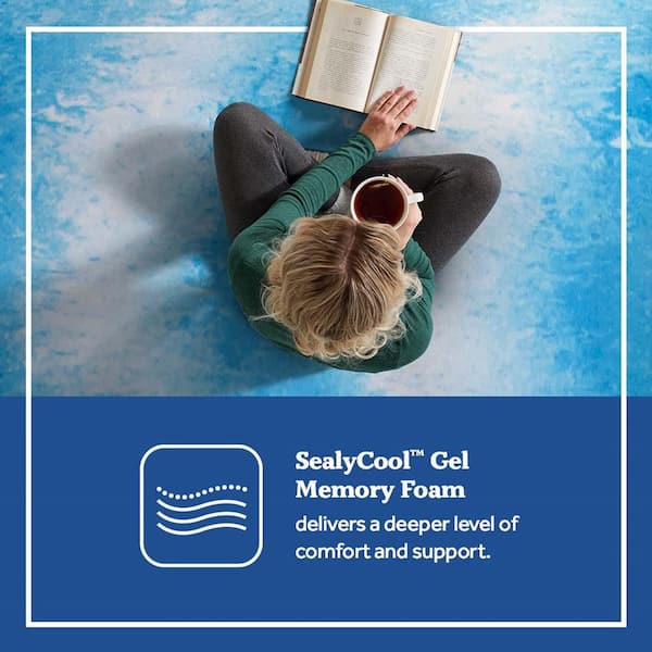 Sealy Essentials Cooling Gel Memory Foam Pillow