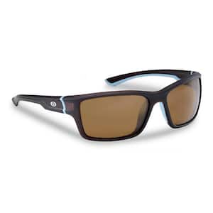 Cove Polarized Sunglasses Crystal Tobacco Frame with Amber Lens