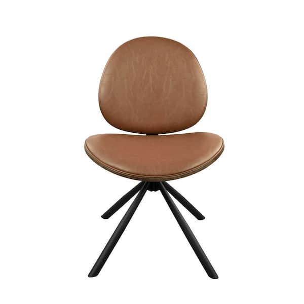 Brown Metal Side Chair