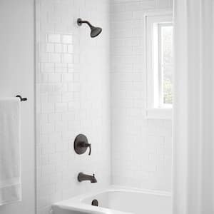 Edgewood Single-Handle 1-Spray Tub and Shower Faucet in Bronze (Valve Included)