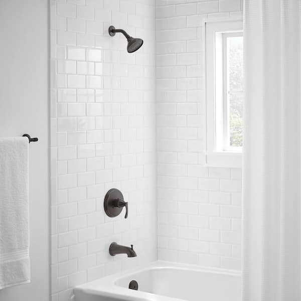 Edgewood Single-Handle 1-Spray Tub and Shower Faucet in Bronze (Valve Included)