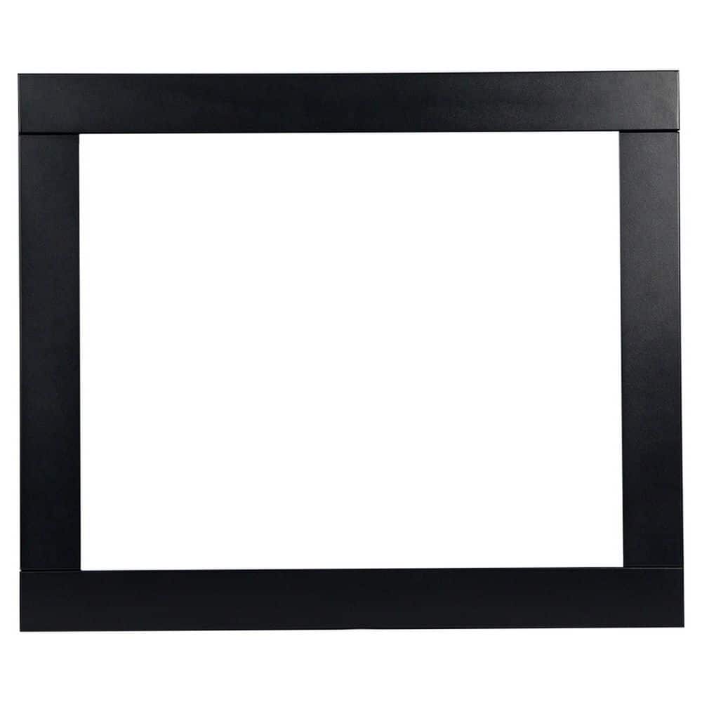 Uptown 28 in. Electric Fireplace Insert Trim Kit Only, 3-inch width, Black Metal Trim price history on PriceWatchPro