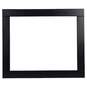 Uptown 28 in. Electric Fireplace Insert Trim Kit Only, 3-inch width, Black Metal Trim