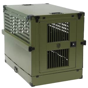 Hercules Safe Vehicle Transport Dog Crate with Heavy Duty Aluminum