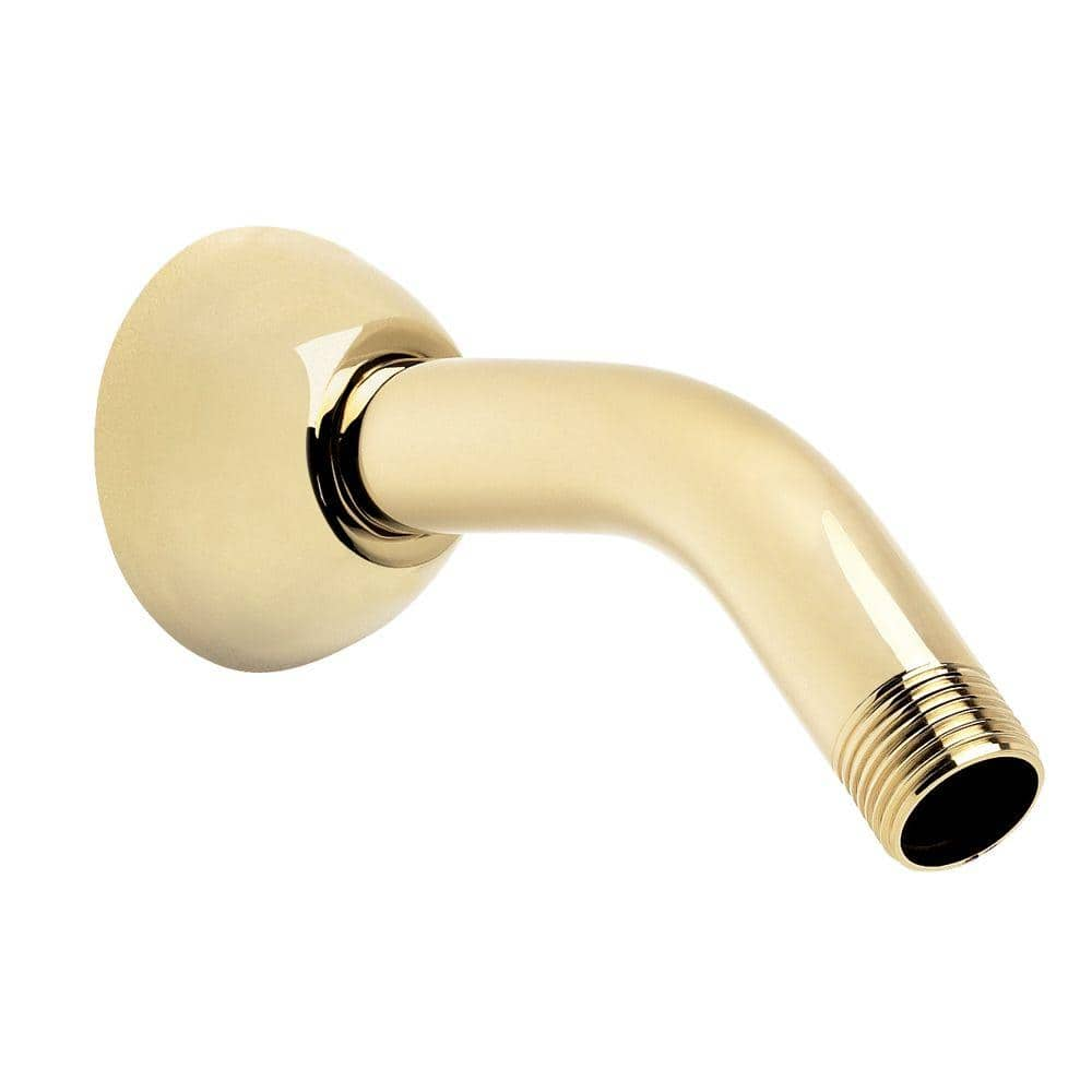 Speakman 5-1/2 in. Brass Arm and Flange in Polished Brass