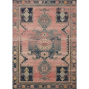 Jocelyn Rose/Rose 9 ft. 6 in. x 12 ft. 6 in. Transitional 100% Polypropylene Pile Area Rug