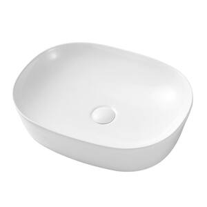 cadeninc Terrazzo Pattern Ceramic Bathroom Sink, Rectangle LY-JMFX 