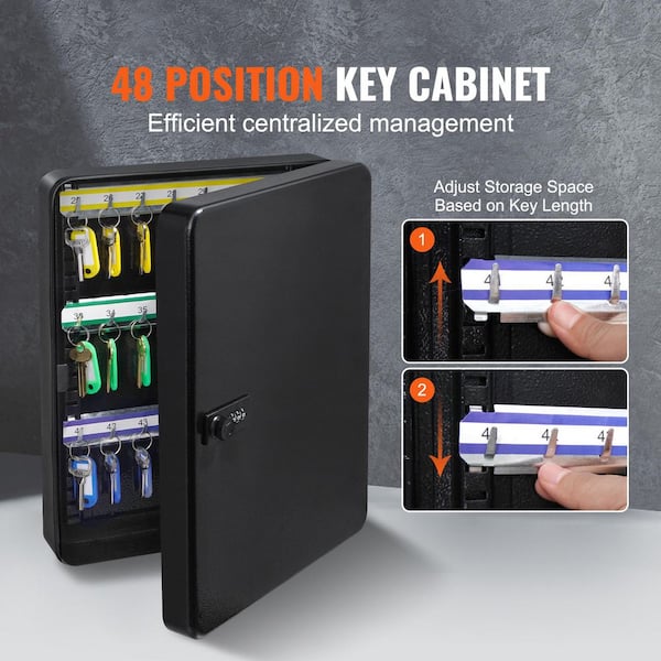 SKYSHALO Key Cabinet with Combination Key Lock, Digital Security