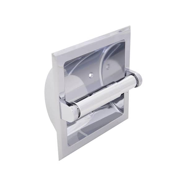 Design House Millbridge Recessed Toilet Paper Holder in Polished Chrome