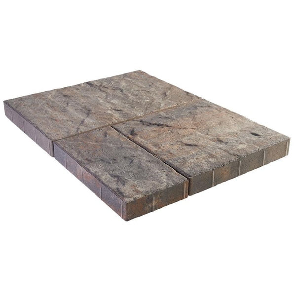 Pavestone Panorama Supra 3-pc 15.75 in. x 15.75 in. x 2.25 in. Ashley River Blend Concrete Paver (60 Pcs. / 103 Sq. ft. / Pallet)