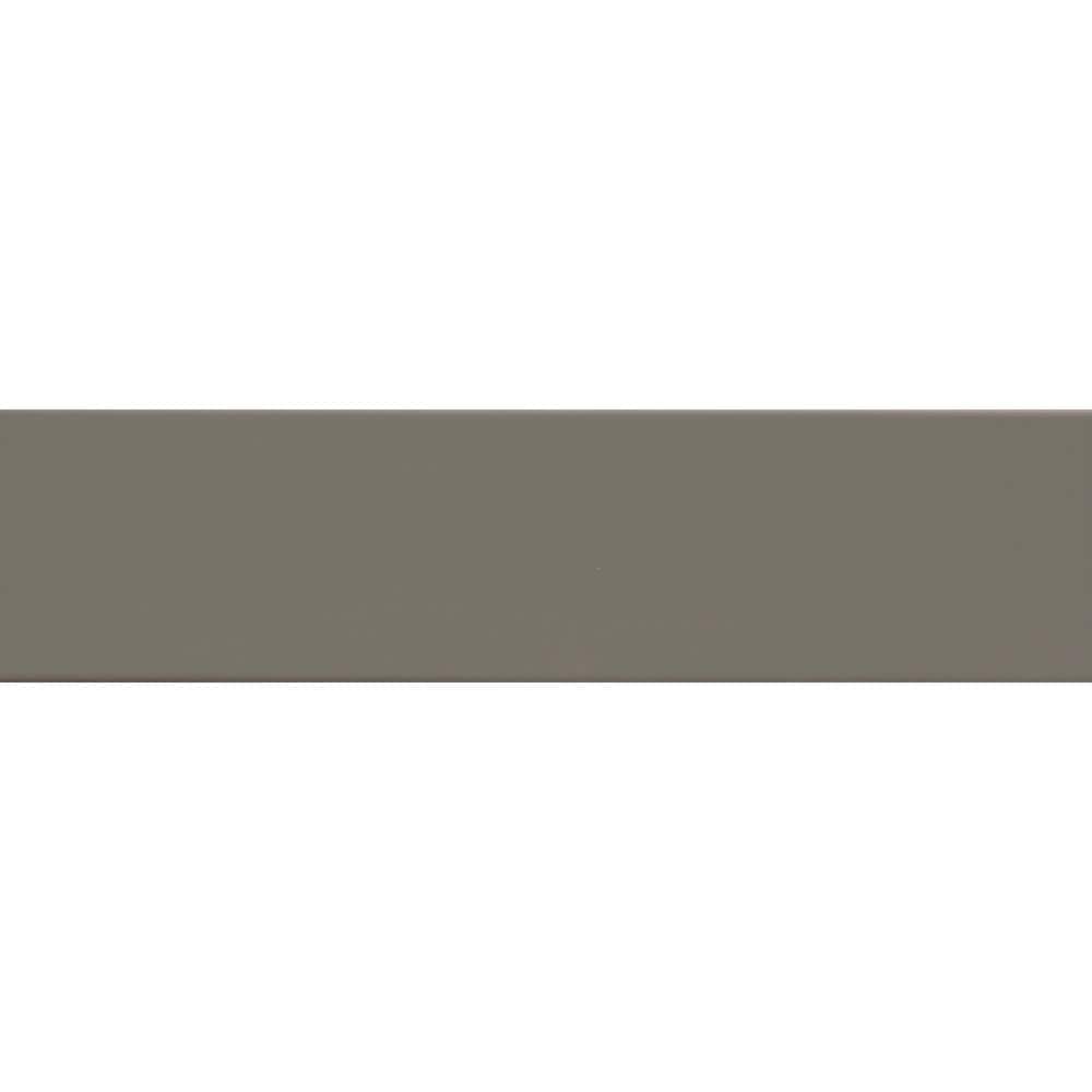 Taupe 4" x 16" Glossy Ceramic Subway Wall Tile