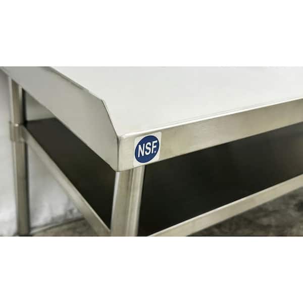 NSF 60 in kitchen prep table all stainless steel base equipment Stand