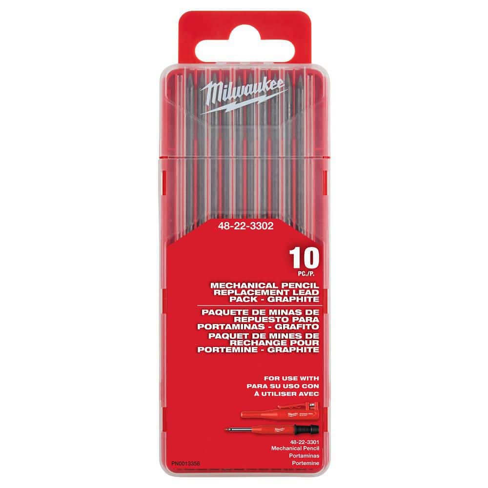 Milwaukee Mechanical Pencil Replacement Lead-Black 48-22-3302