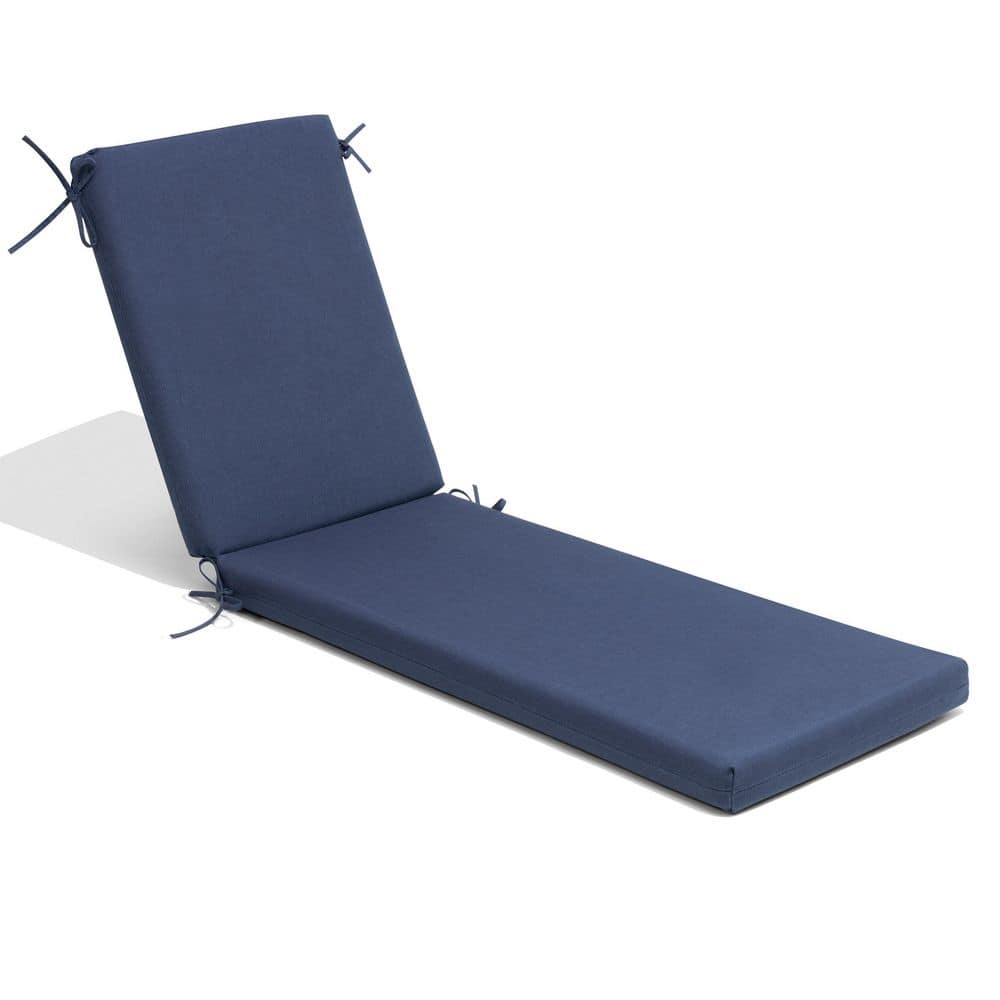 Pellebant 20.9 in. x 71.8 in. Outdoor Chaise Lounge Cushion in