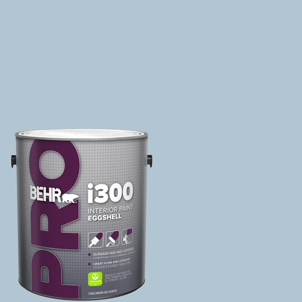 BEHR PRO 1 gal. MQ550 Opal Waters Eggshell Interior Paint PR33001