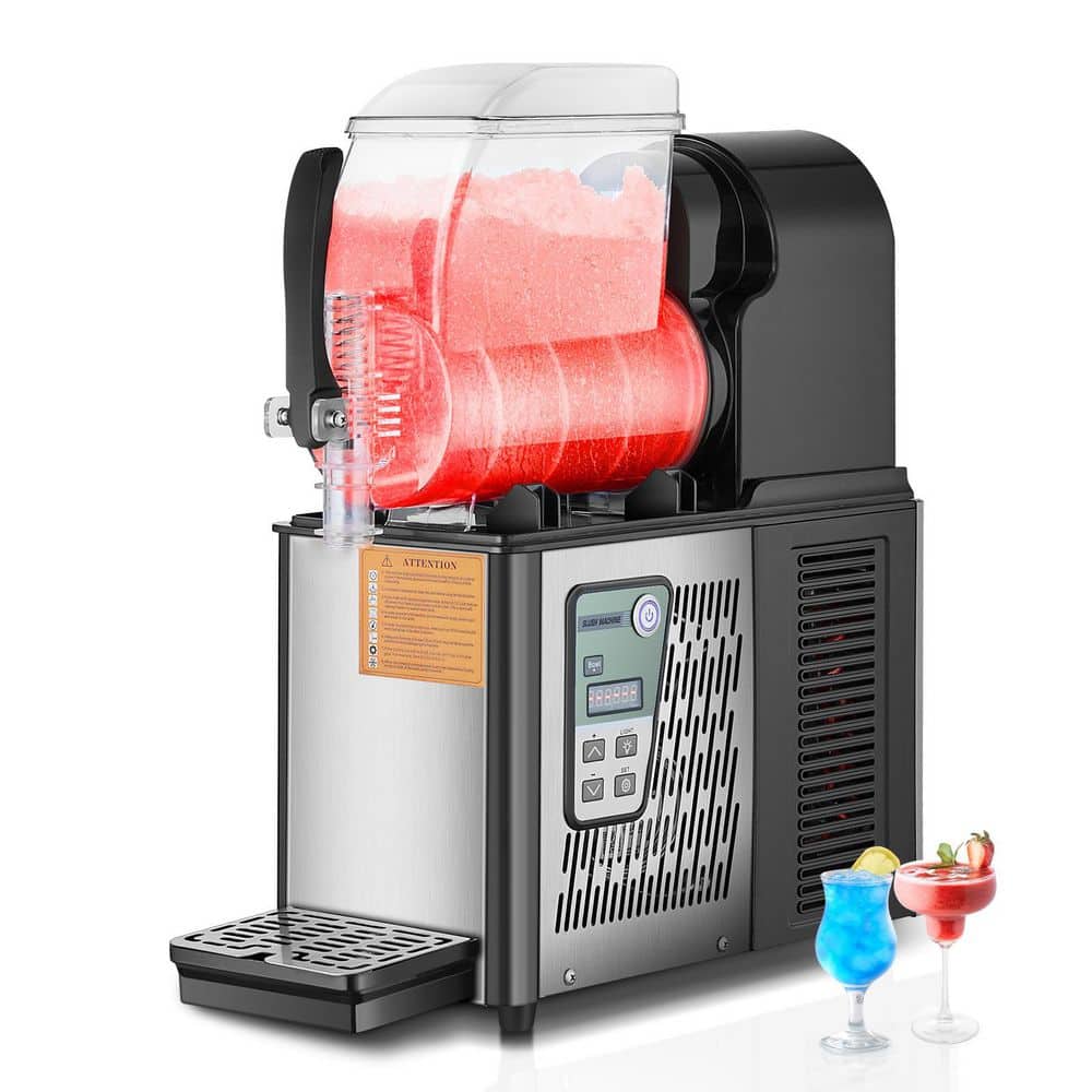 135 oz. Commercial Slushy Machine,4L Single Tank,16 Cups Snow Cone Machine Margarita Smoothie Maker,2025 Upgrade,black price history on PriceWatchPro
