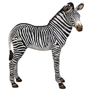 43.5 in. H African Zebra Foal Grand Scale Statue