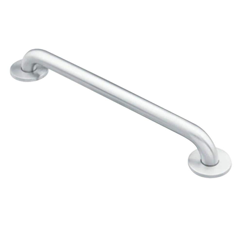 MOEN Home Care 32 in. x 1-1/4 in. Concealed Screw Grab Bar with SecureMount in Stainless Steel, Silver -  8732