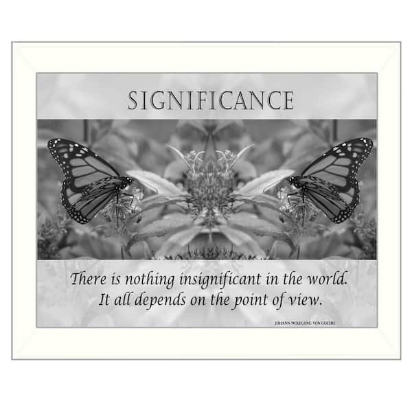 HomeRoots Charlie Significance 1-Piece Framed Wall Art 18 in. x 14 in.