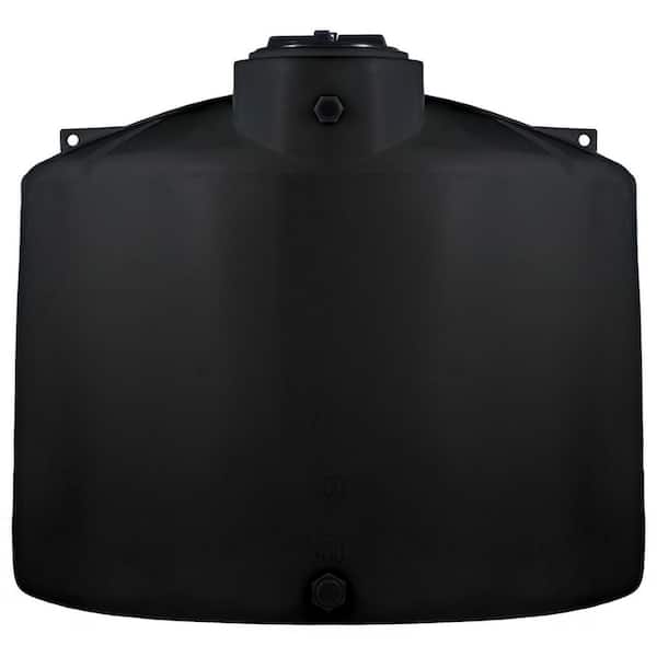 1550 Gal. Black Polyethylene Vertical Water Storage Tank