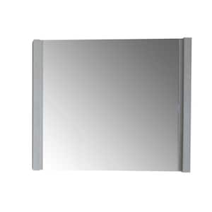 36 in. W x 26 in. H Framed Rectangular Bathroom Vanity Mirror in Gray Pine