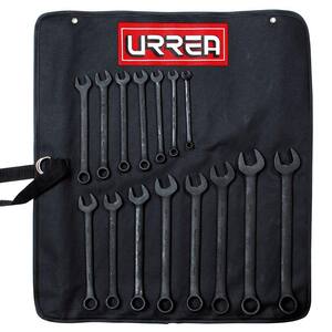 12-Point Combination Black Finish Wrench Set (15-Piece)
