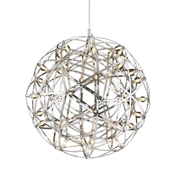 Unbranded Renee I 42-Lights Chrome Pendant without Shade