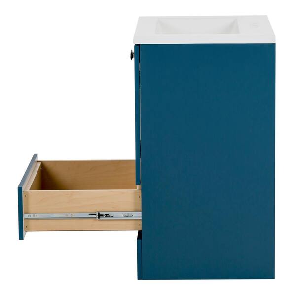 Glacier Bay Lancaster 24 in. W x 19 in. D x 33 in. H Single Sink 