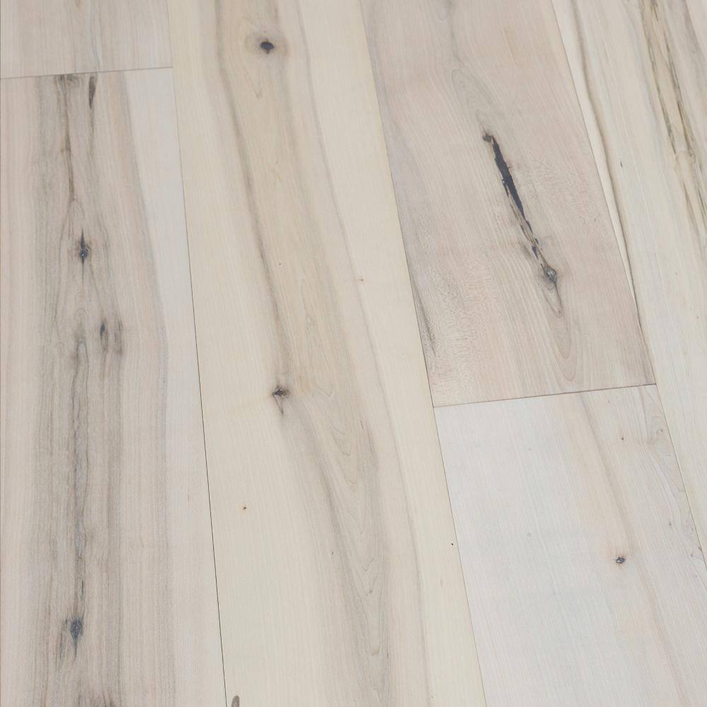 Malibu Wide Plank Avila Maple 3/8 in. T x 6.5 in. W Water Resistant Wirebrushed Engineered Hardwood Flooring (23.6 sq. ft./case), Light